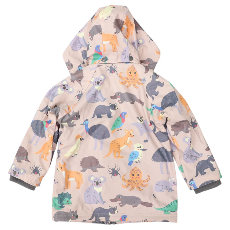 Korango Australian Animal Raincoat in Beige