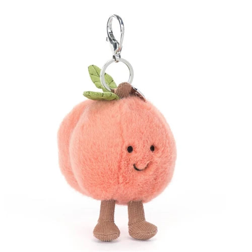Jellycat Amuseables Peach Bag Charm