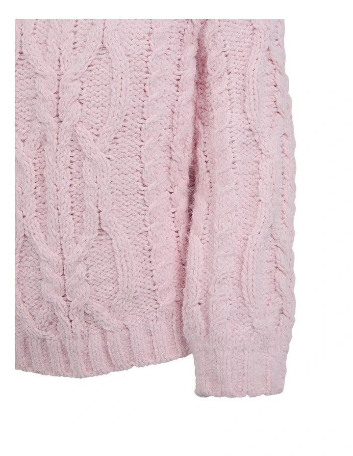 Eve Girl Charlie Knit Jumper in Pink