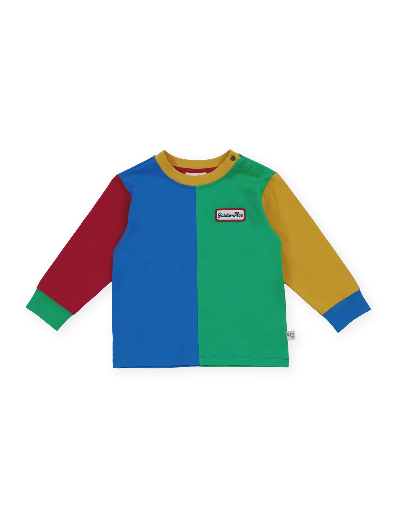 Goldie + Ace splice colour block long sleeve t-shirt