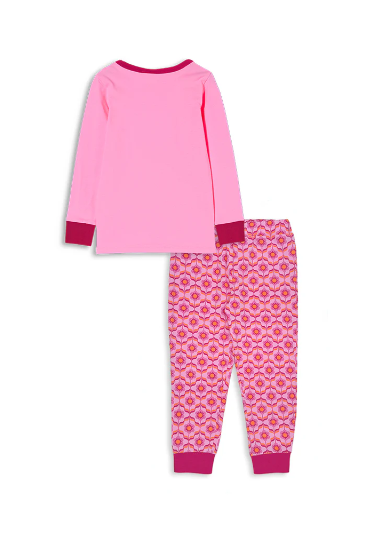 Milky Bunny Long Sleeve Pyjamas in Sunny Bunny