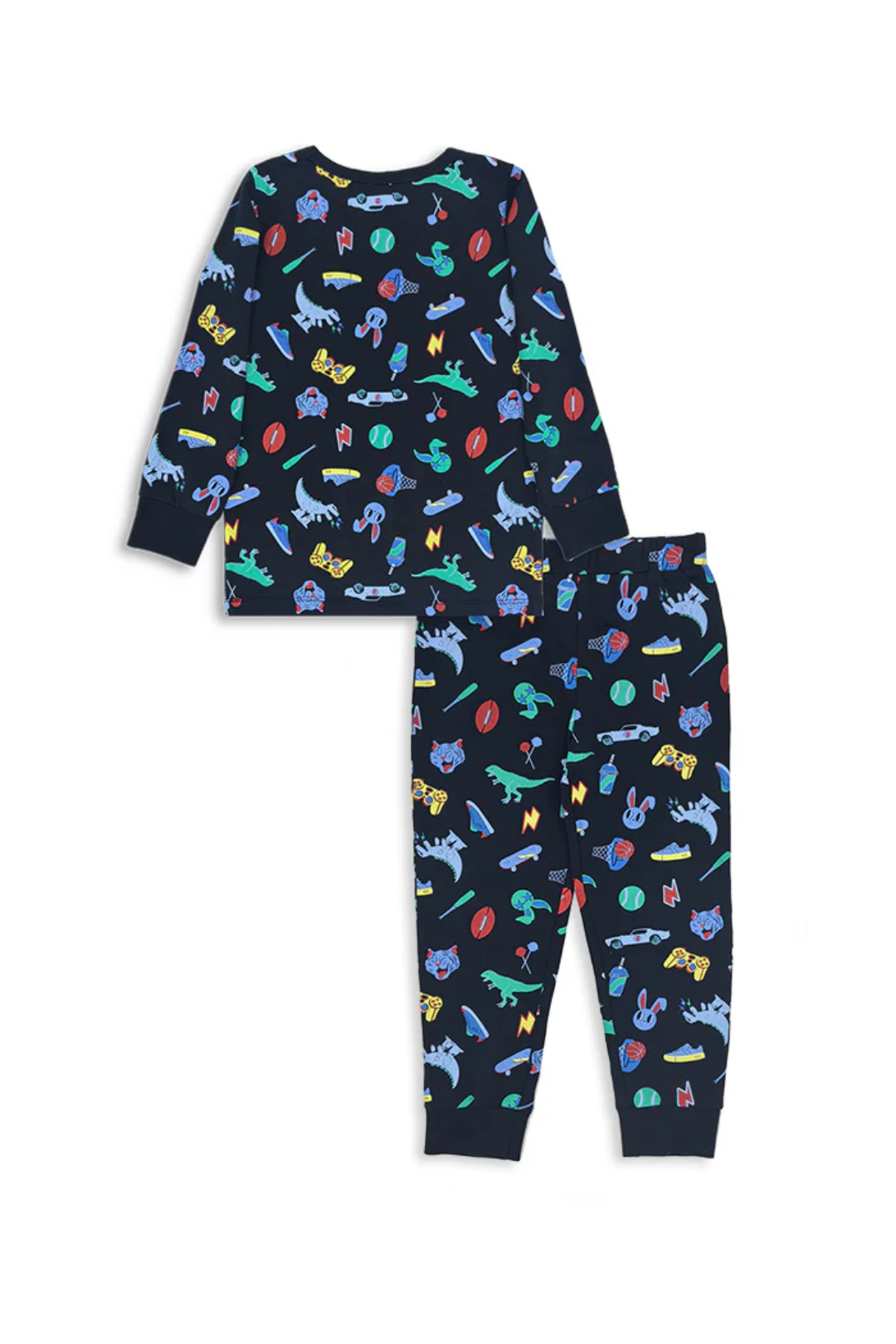 Milky Playground Pyjamas in Midnight Blue
