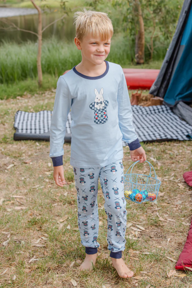 Milky Magic Bunny Pyjamas in Ice Blue