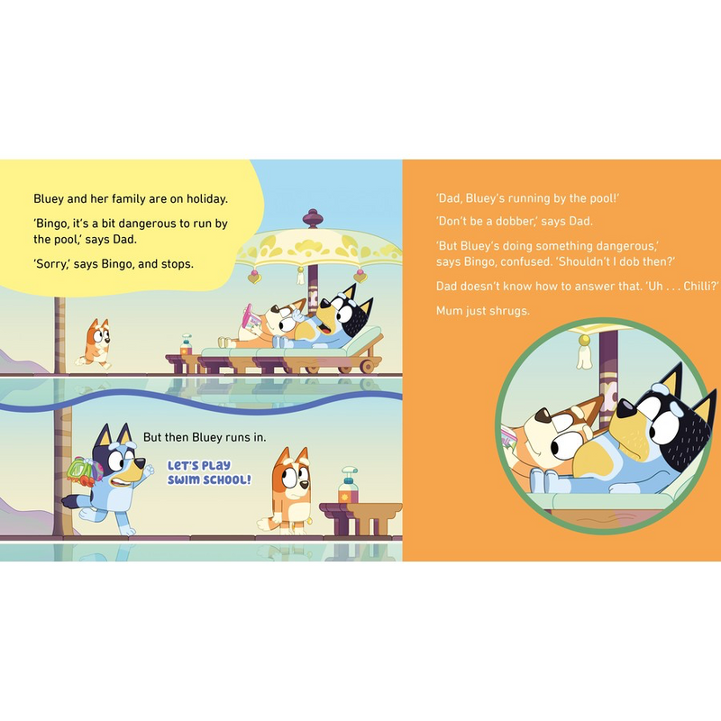 Bluey Swim School Book