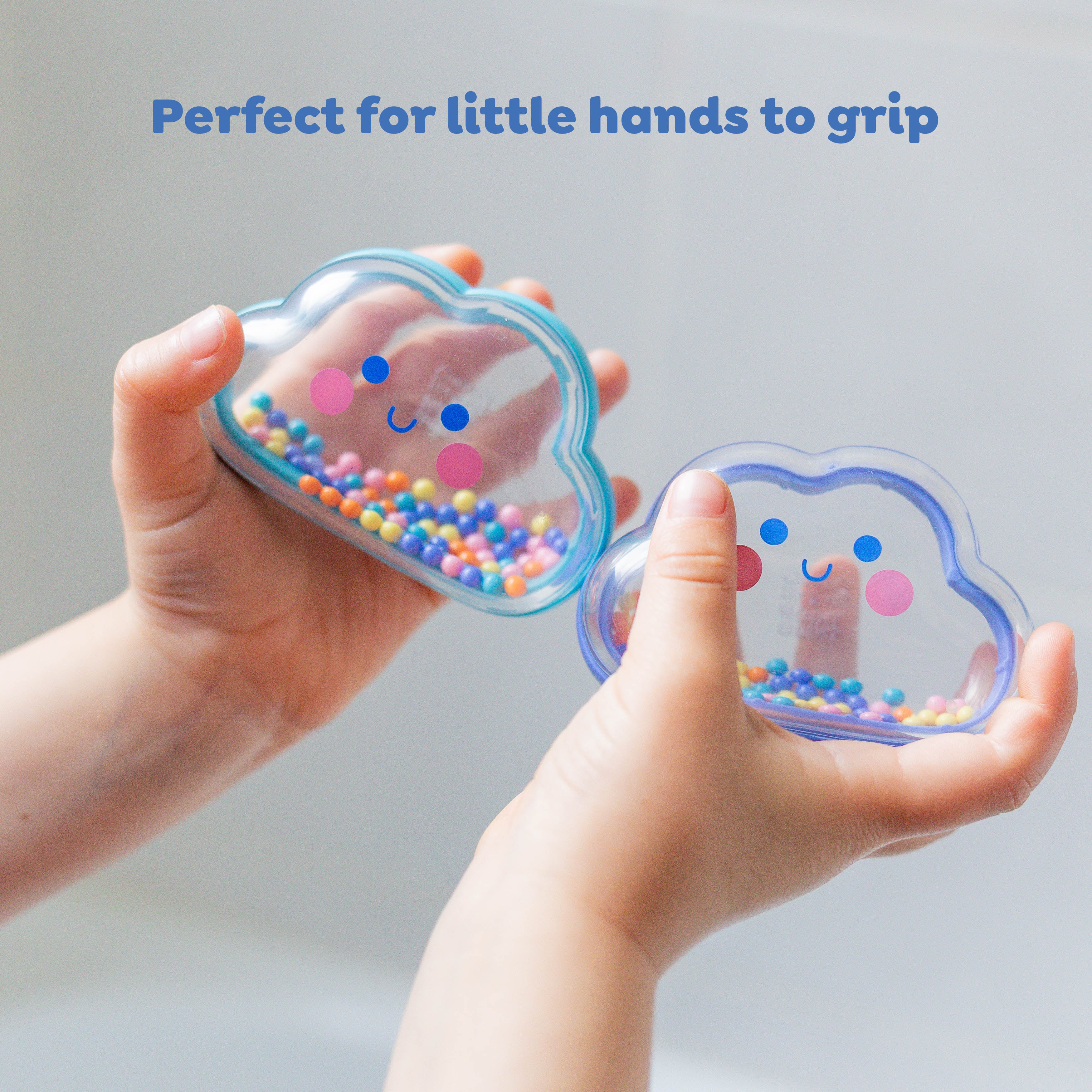 Tiger tribe bath shakers colourful clouds