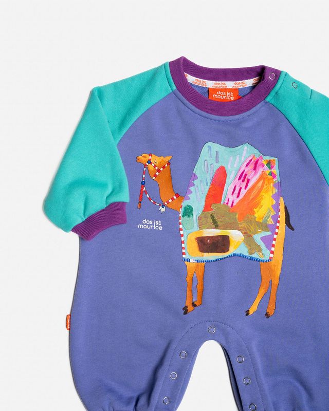 Das Ist Maurice Long Sleeve Romper Carmen the Camel