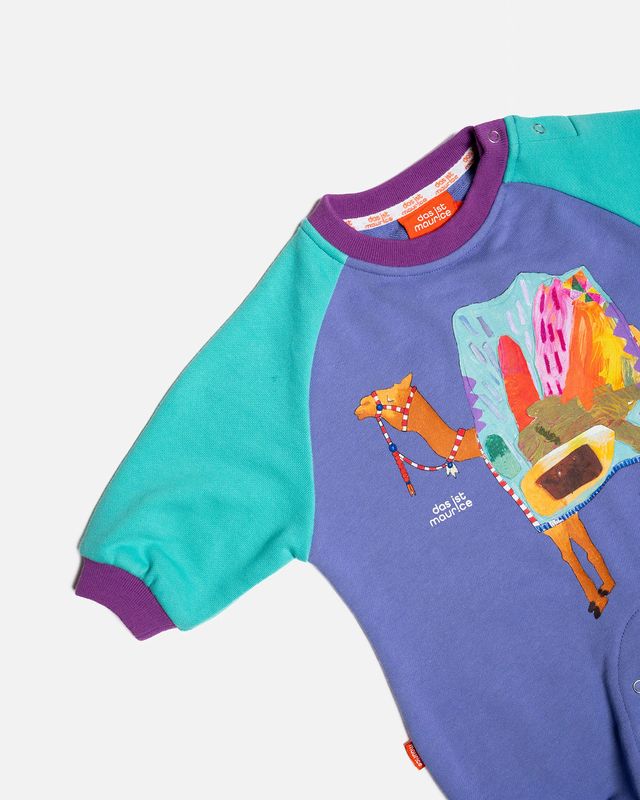 Das Ist Maurice Long Sleeve Romper Carmen the Camel