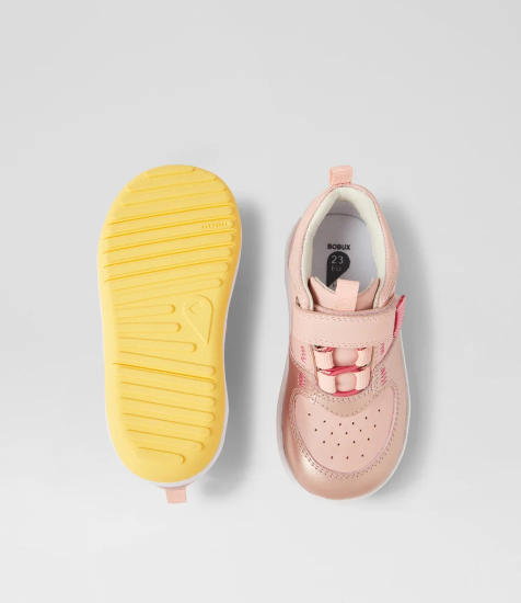 Bobux I walk Backspin in Seashell-Rose Gold