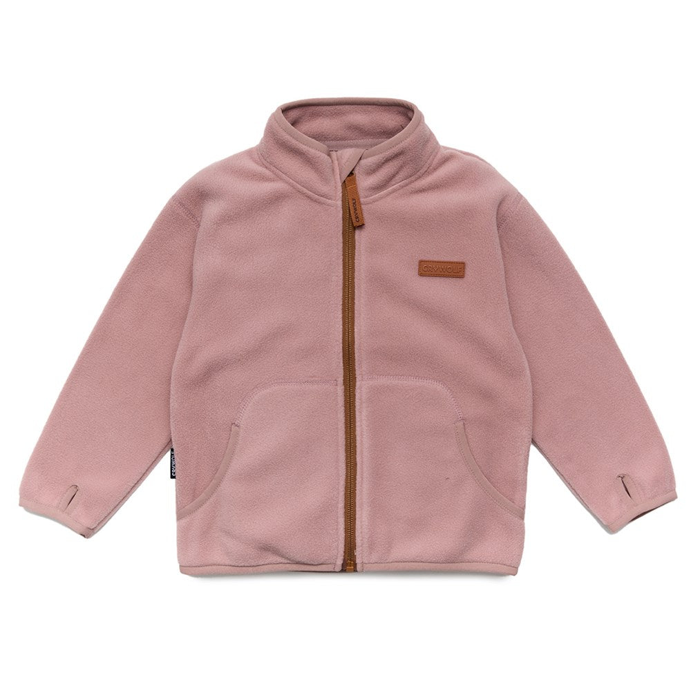 Crywolf Lightweight Fleece Jumper in Pink Rose