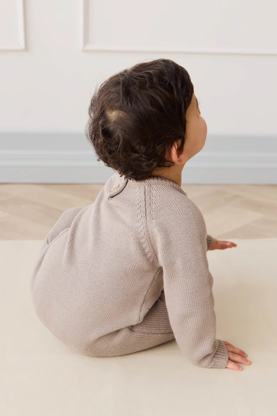 Jamie Kay theo knit one piece - tweed sasha  puppy