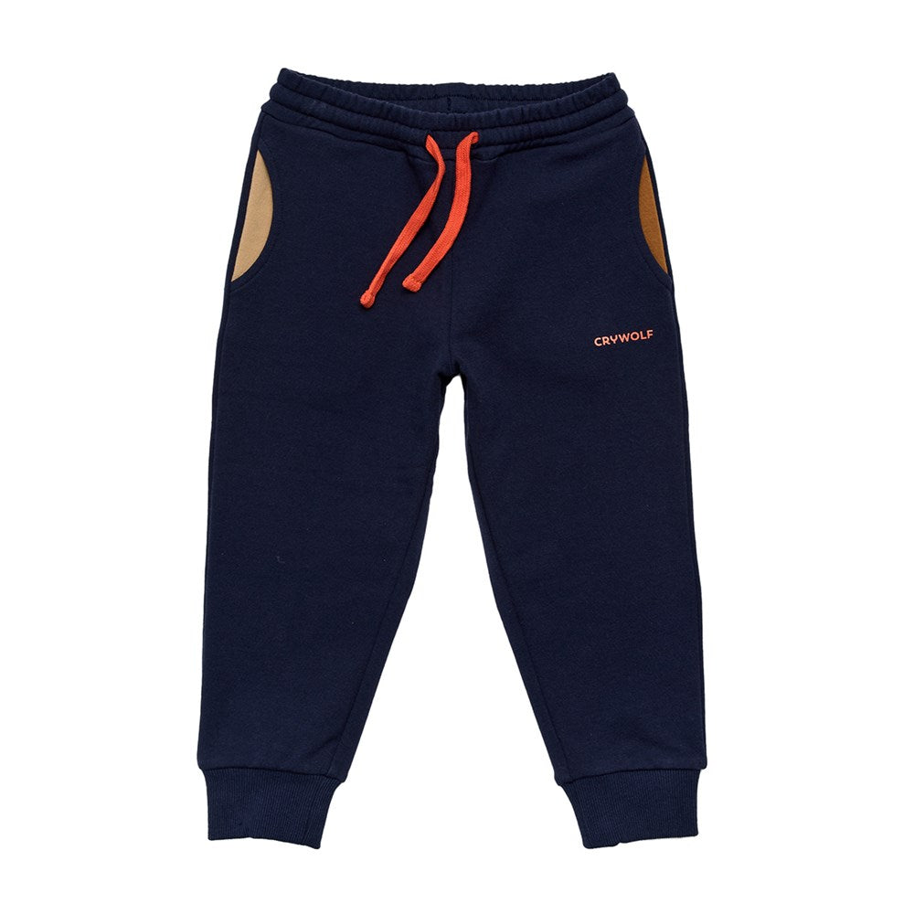 Crywolf Chill Trackpant in Indigo blue