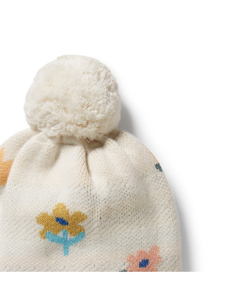 Wilson & Frenchy Flower Pop Organic Knitted Jacquard Hat