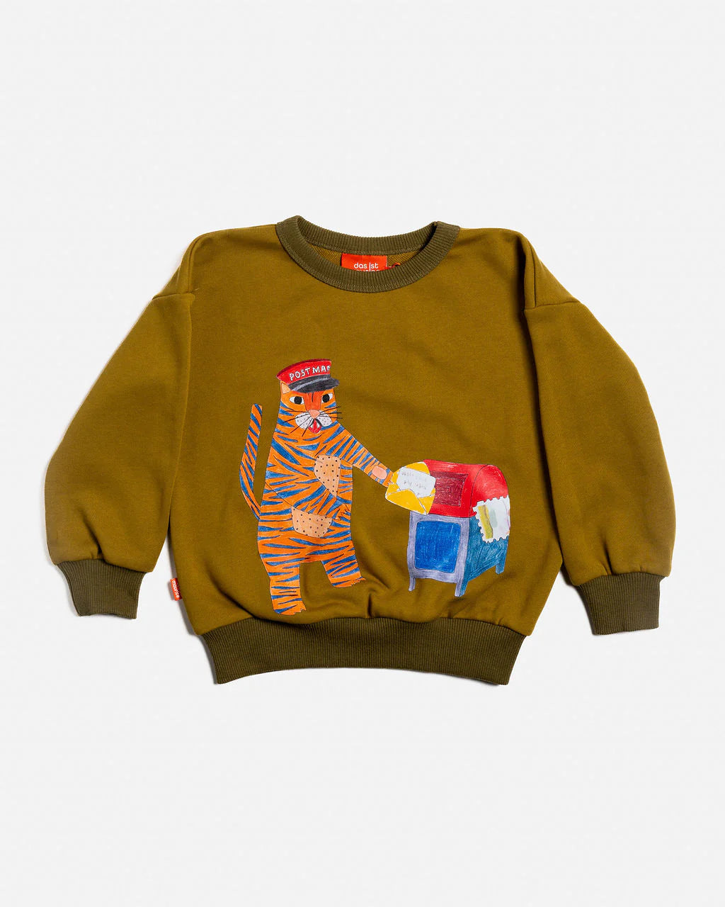 Das Ist Maurice French terry pullover tiger the postie