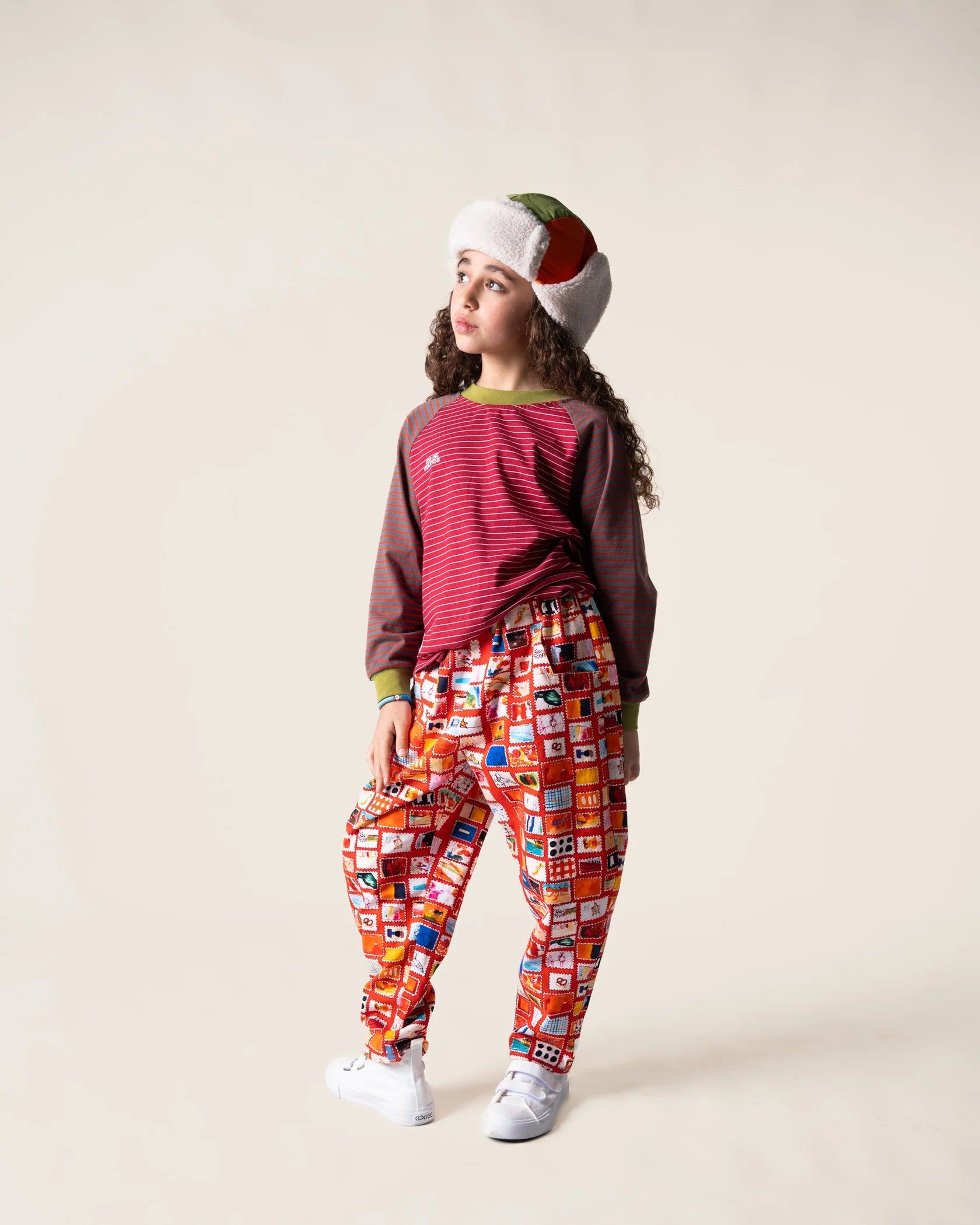 Das ist Maurice patched barrel pants in Stamps