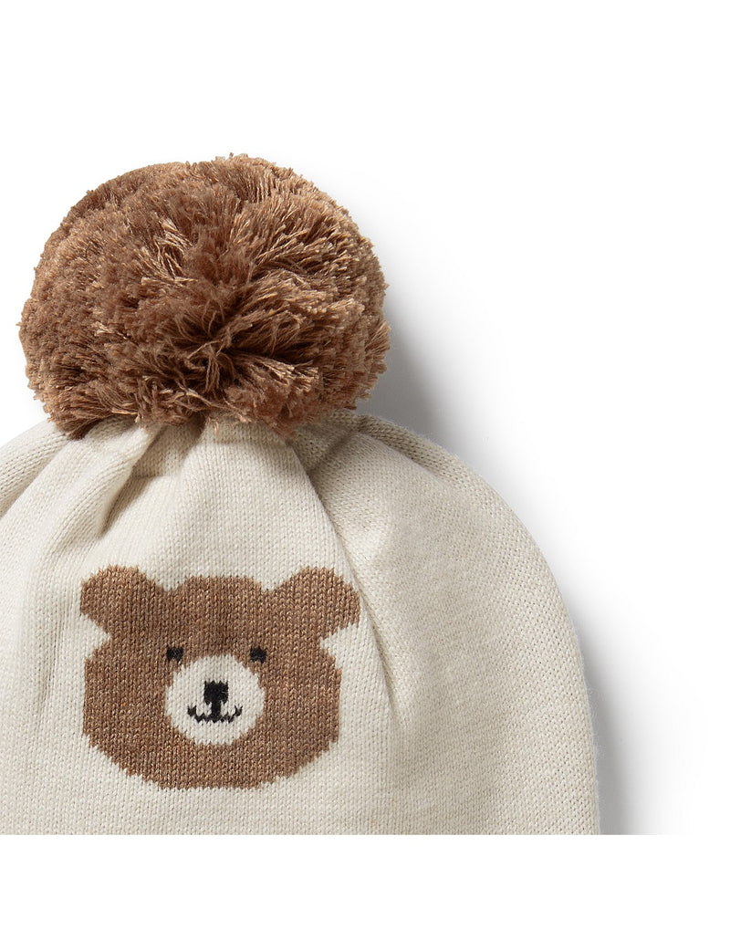 Wilson & Frenchy Beary Cute Organic Knitted Jacquard Hat