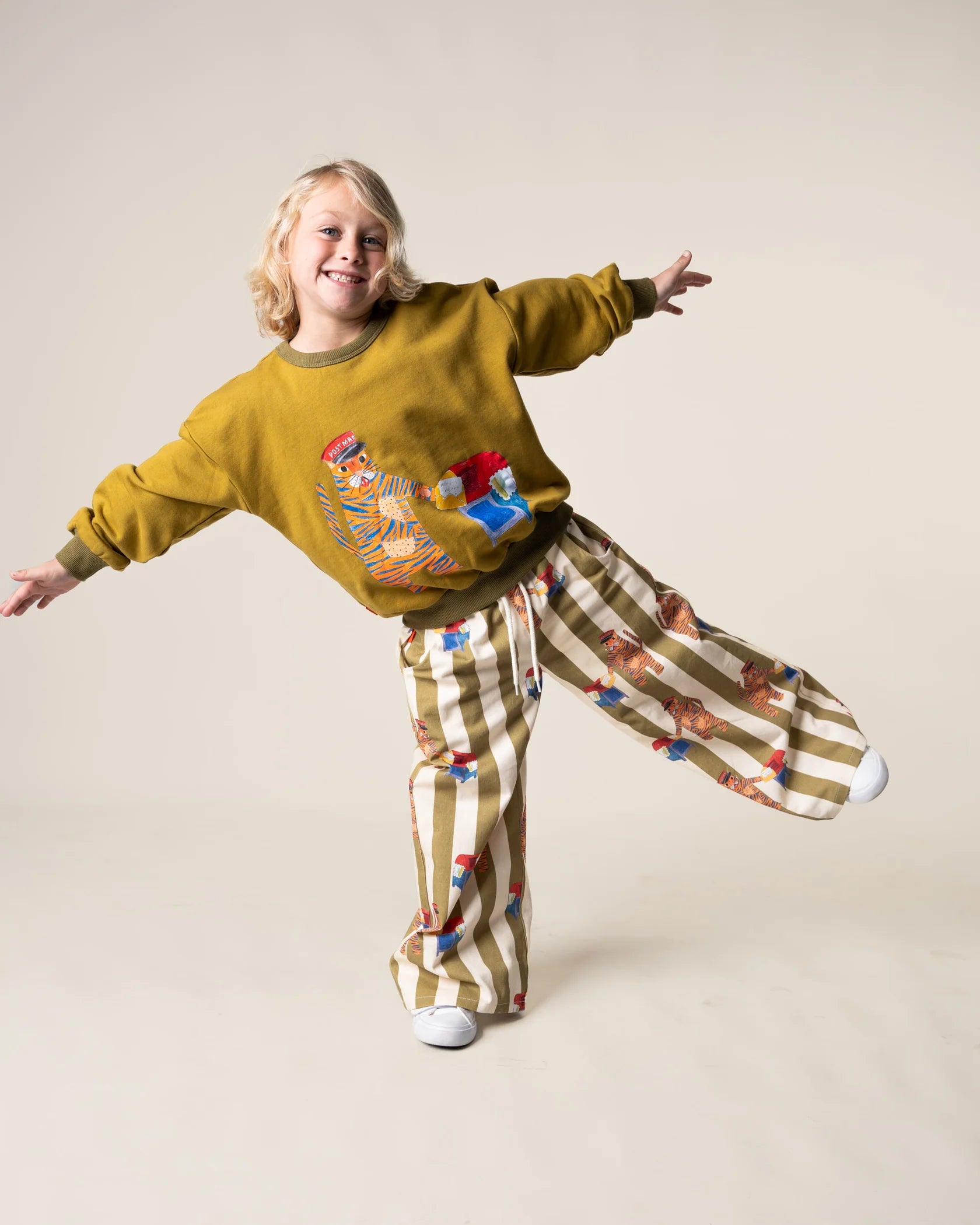 das ist Maurice wide leg pants tiger the postie