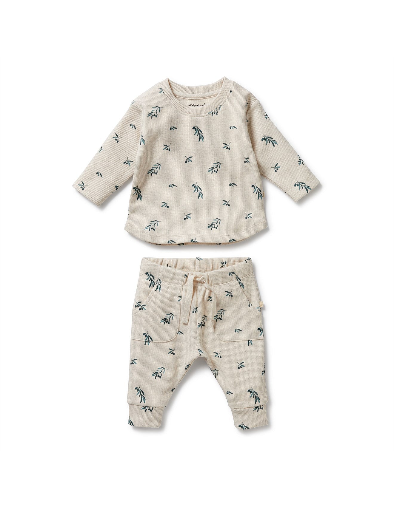 Wilson & Frenchy Little Olive Organic Waffle Set
