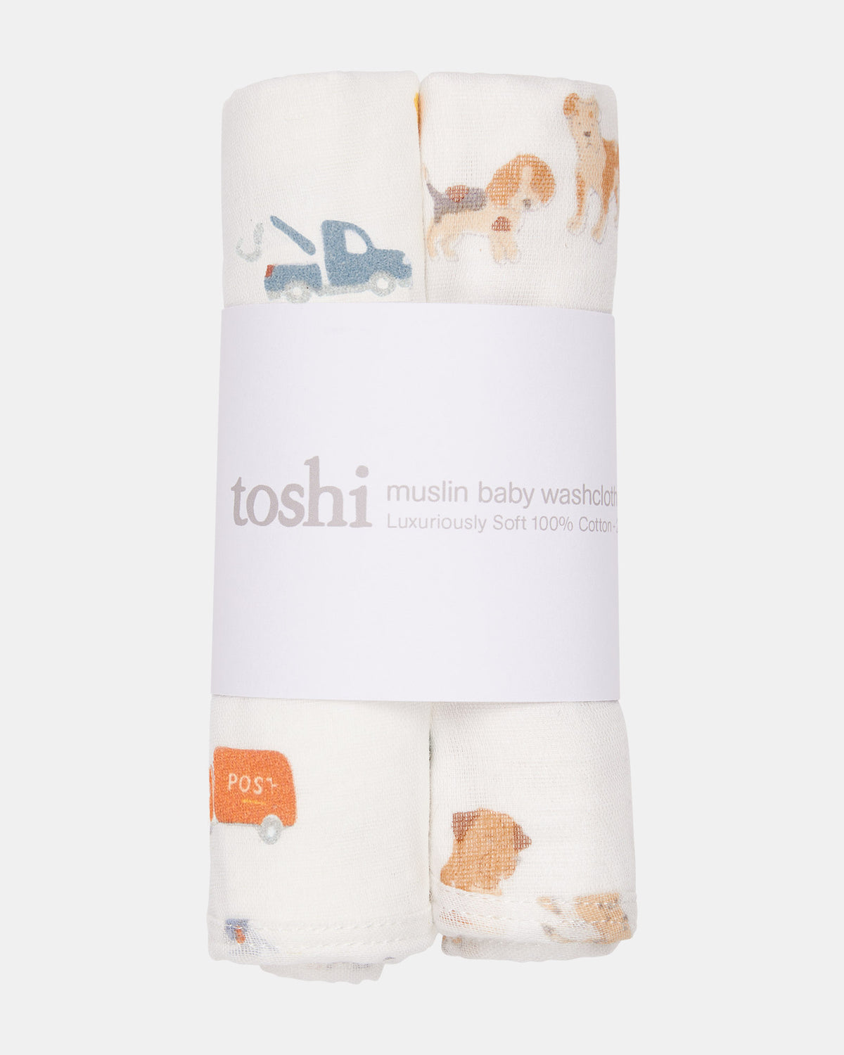 Toshi Baby Washcloth Muslin 2 pack