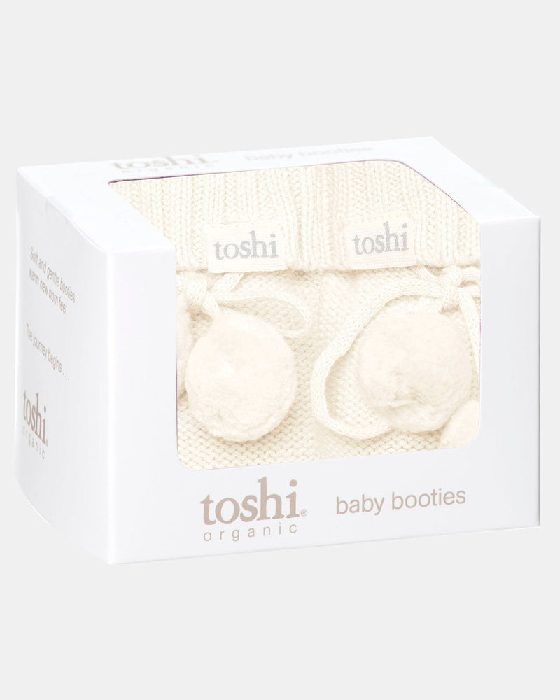 Toshi Organic Booties Marley in cream