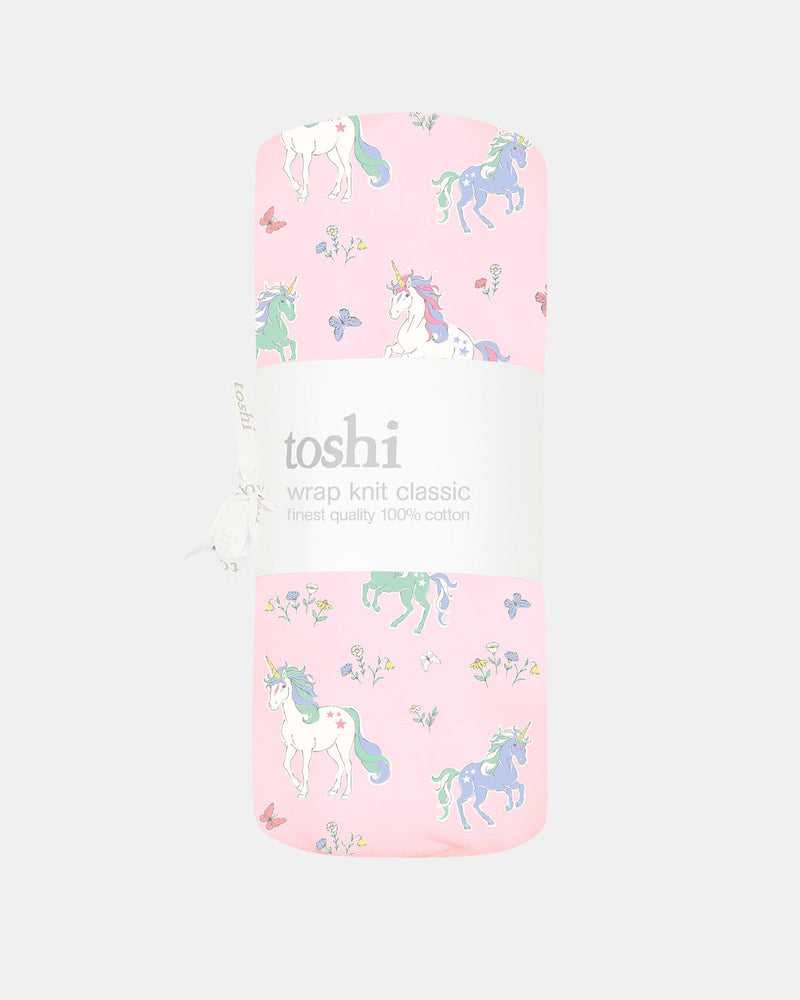 Toshi Baby Wrap Knit Classic in Unicorn