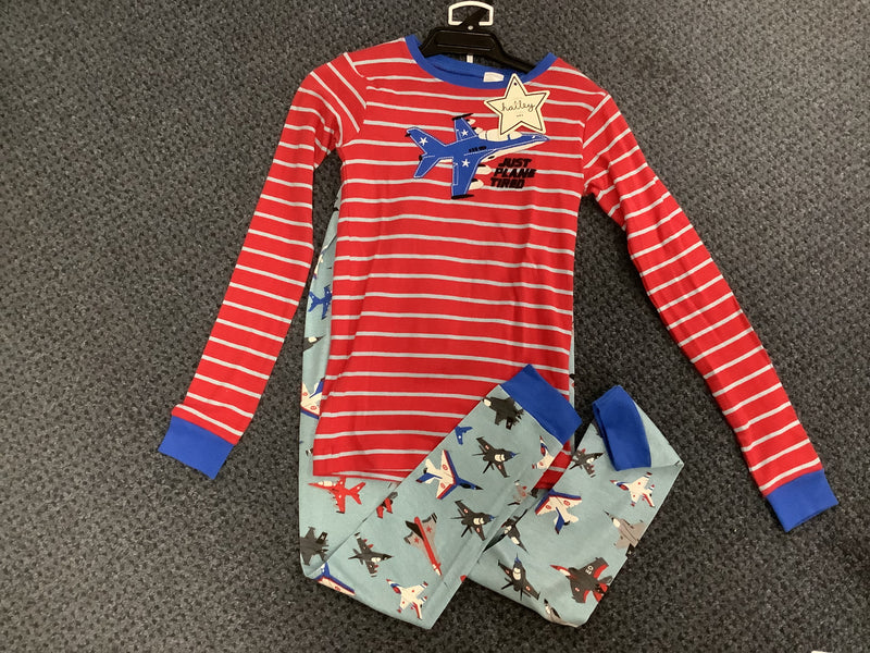 Hatley Pajamas fighter jets organic Pj set