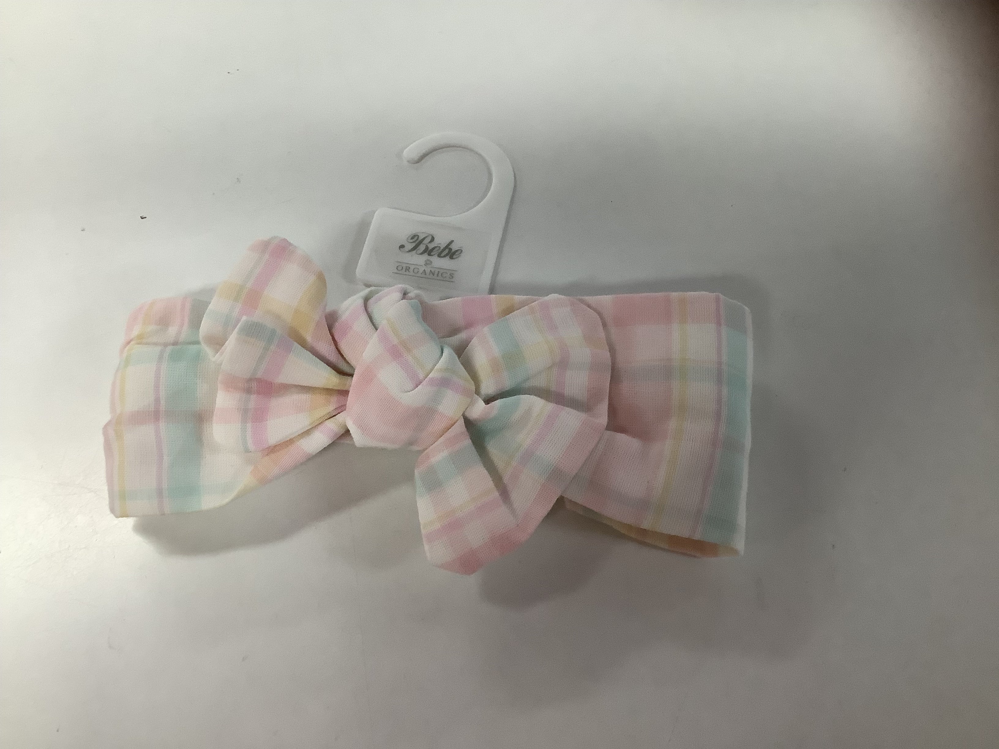 Bebe Madelyn Check Print Headband