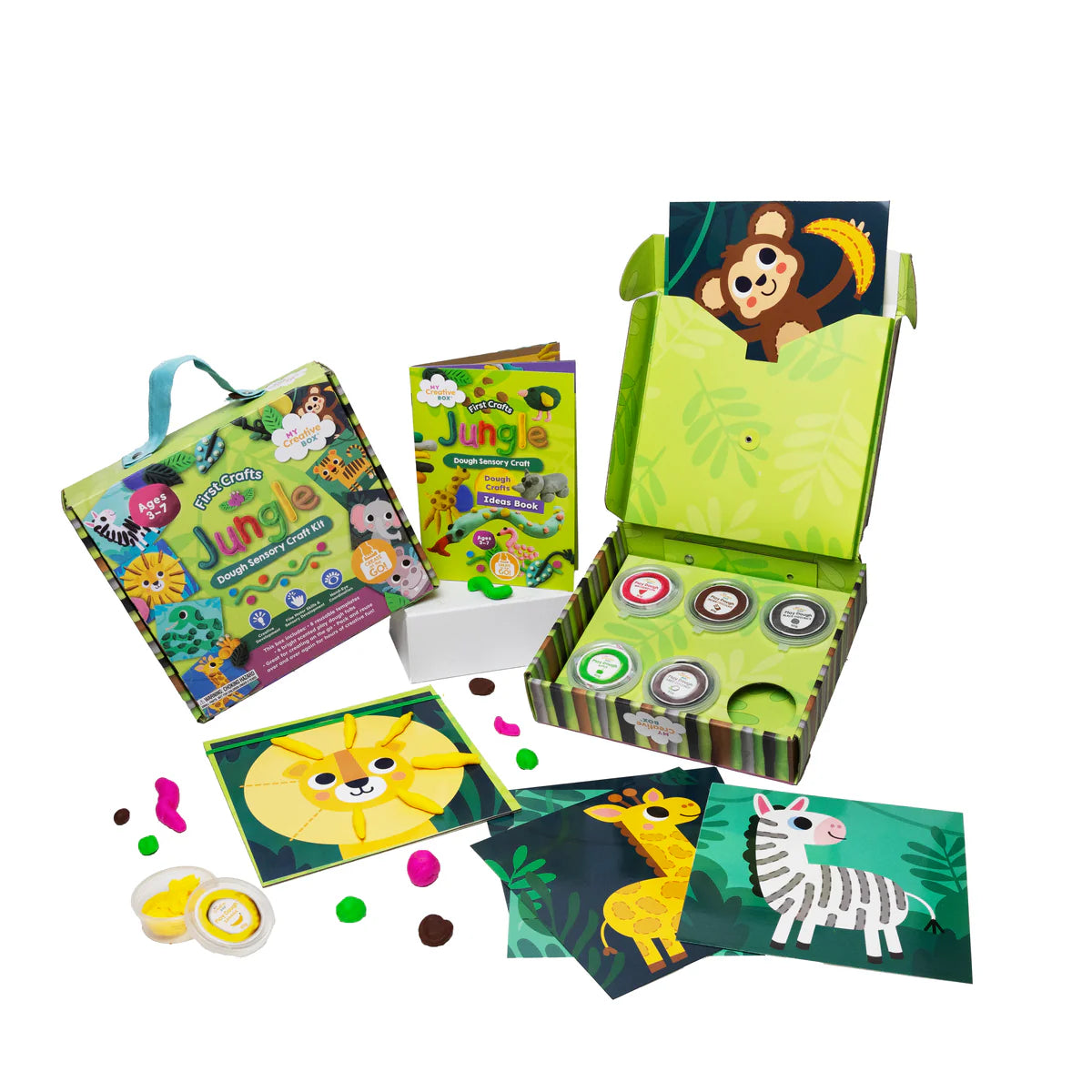 My Creative Box jungle dough sensory craft kit