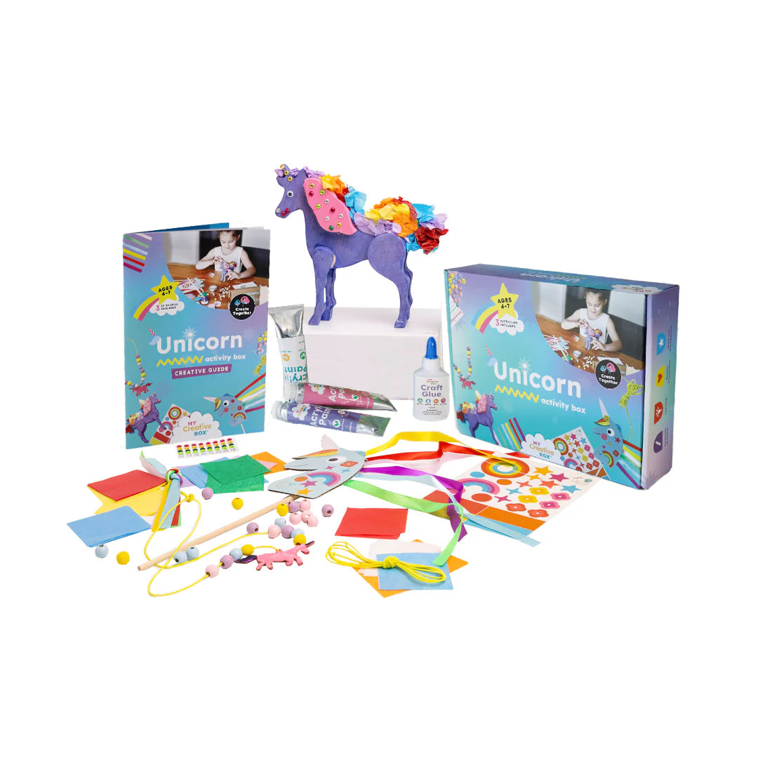 My creative box unicorn craft activity kit 3+