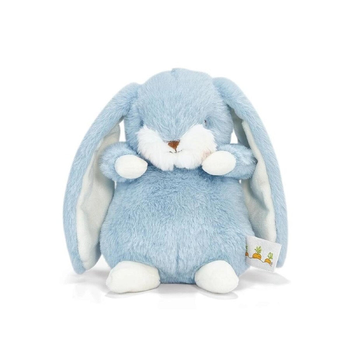 Bunnies by the bay tiny standing nibble bunny in blue