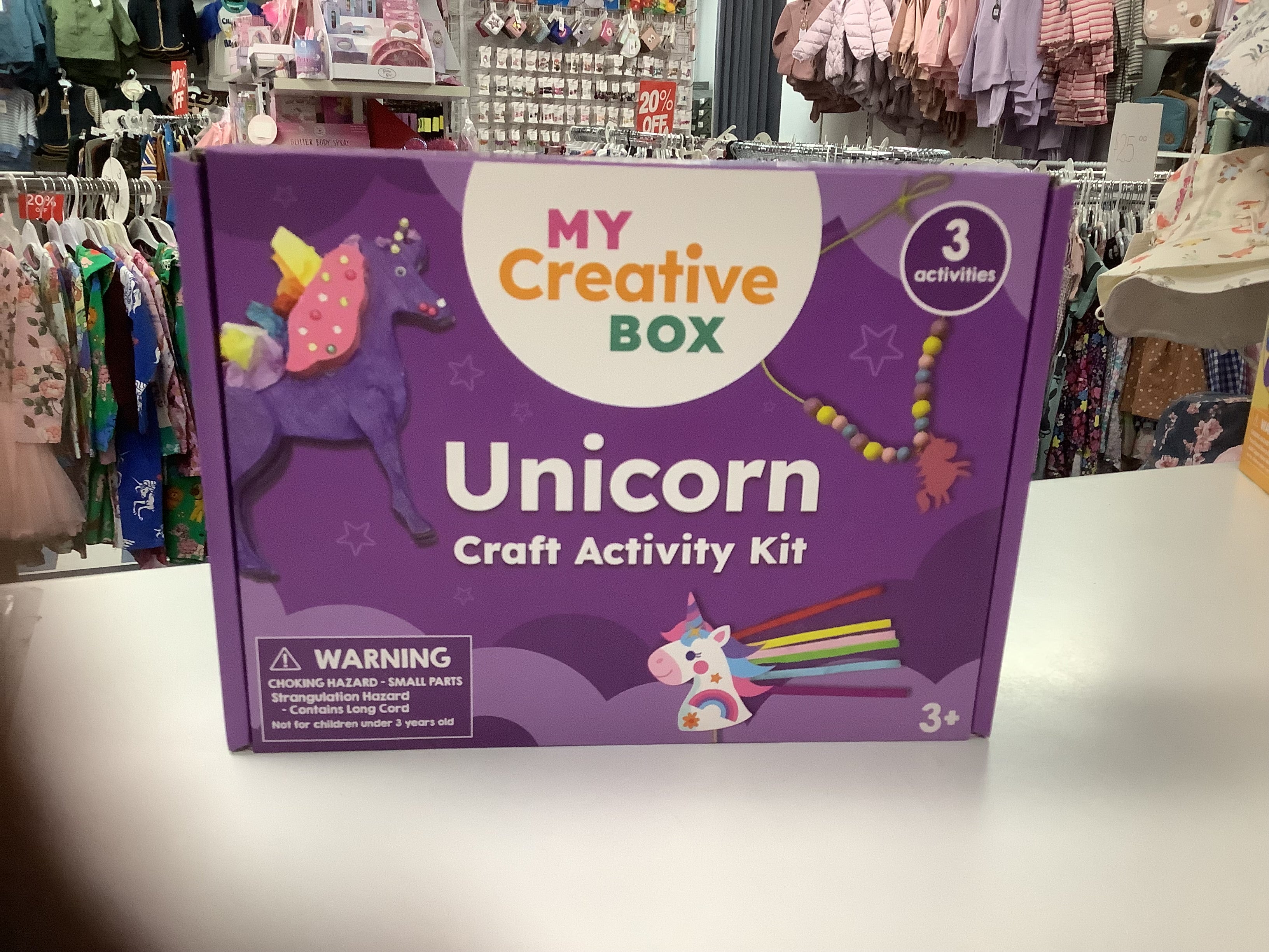 My creative box unicorn craft activity kit 3+