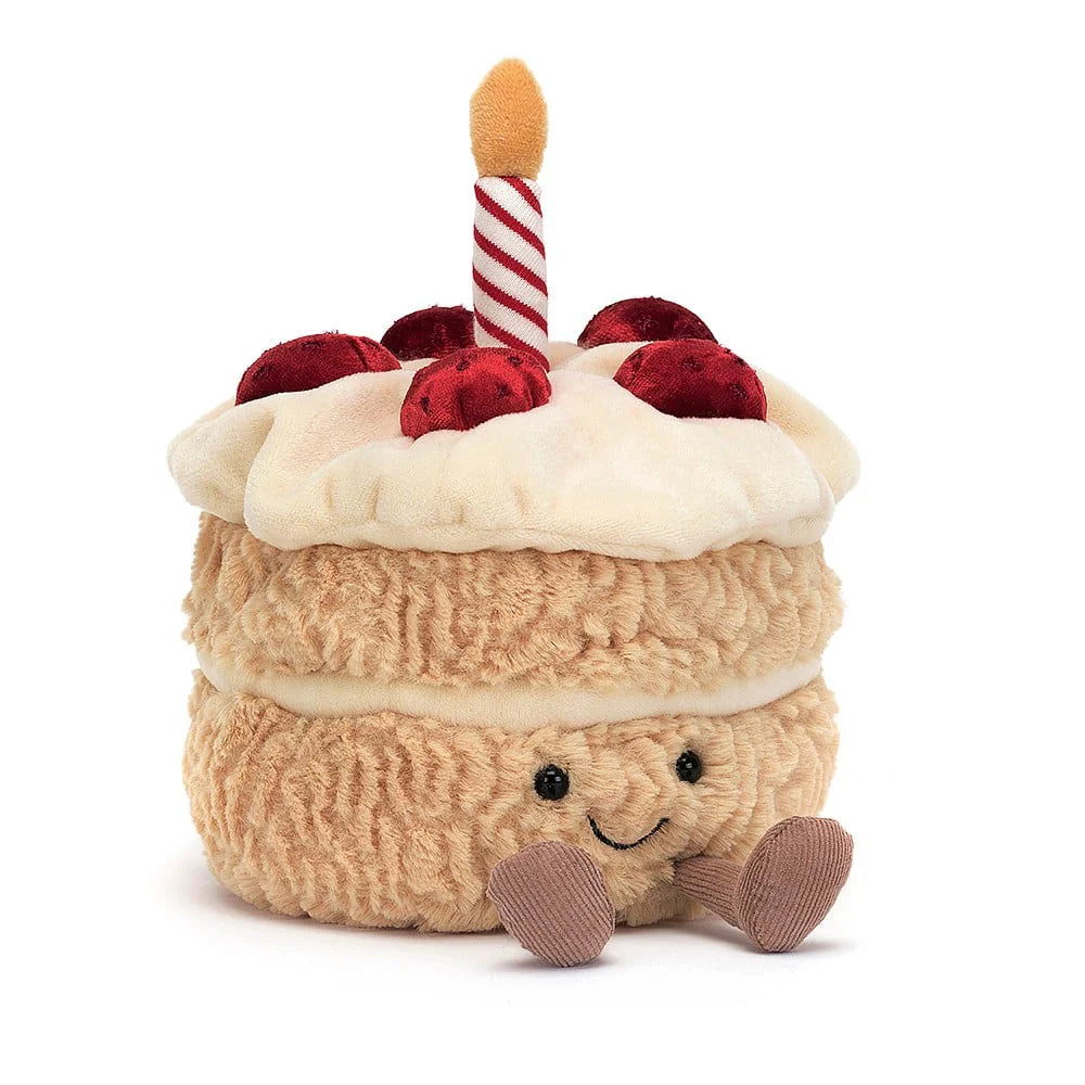 Jellycat amuseables birthday cake