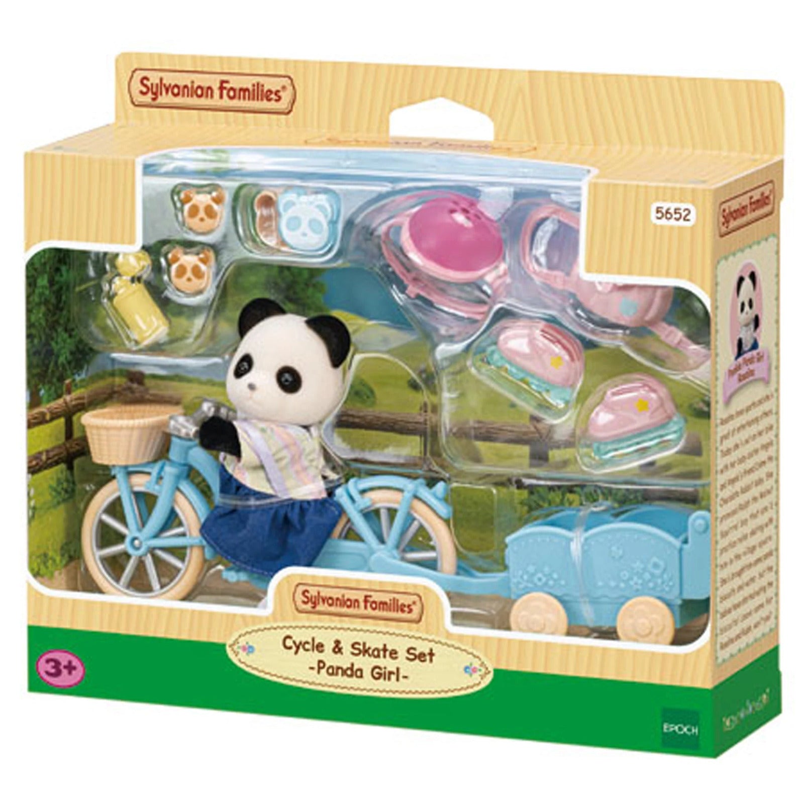 Sylvanian Families Cycle & Skate Set Panda Girl