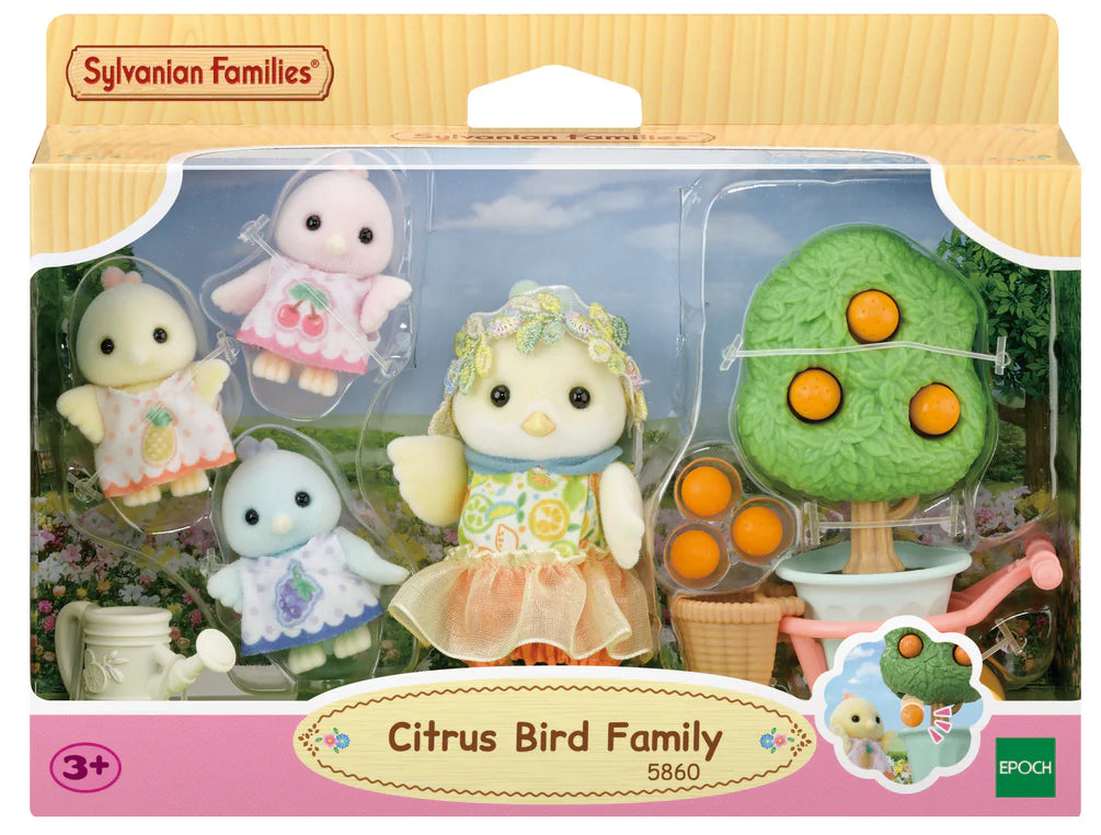 Sylvanian Families Citrus Bird Family
