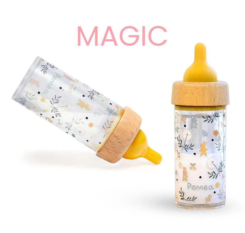 Djeco baby pomea dolls magic feeding bottle
