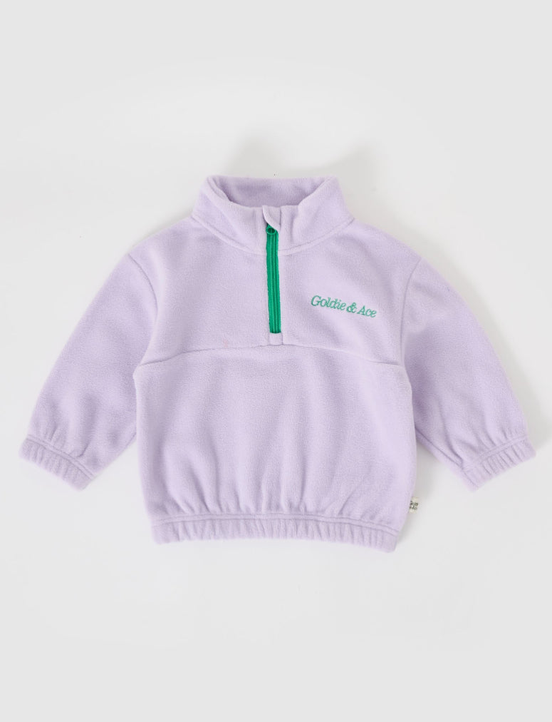 Goldie & Ace Bobbi polar fleece sweater - lilac