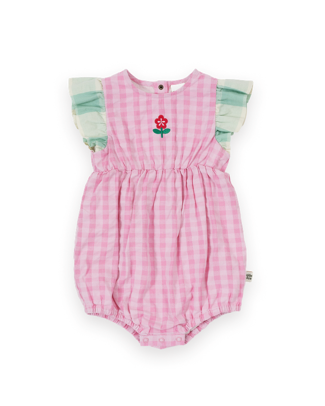 Goldie & Ace Gingham Lani Romper
