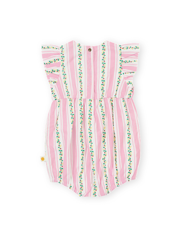 Goldie & Ace Antique Stripe Strawberry Lani Romper