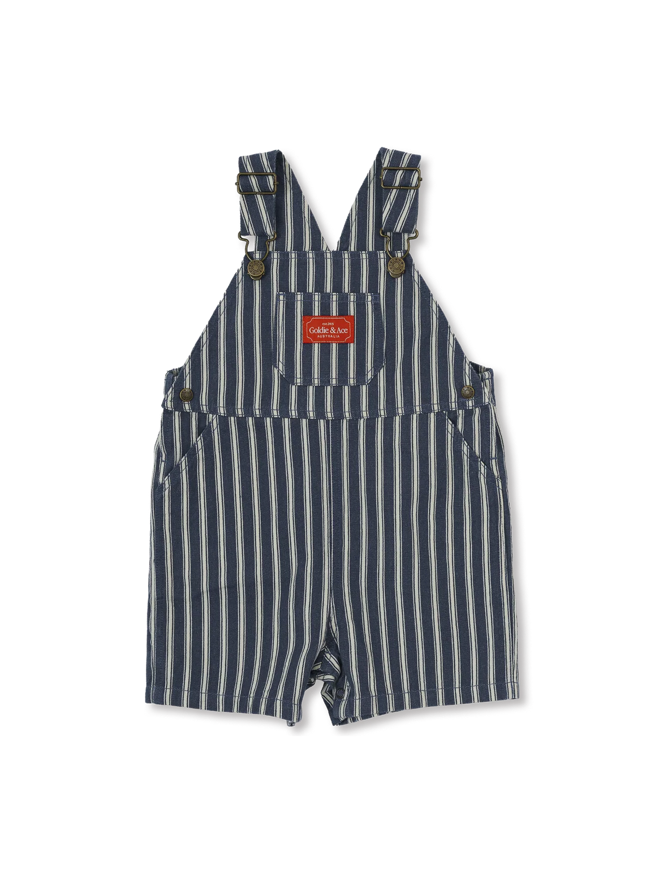 Goldie & Ace Railroad Stripe Burton Overalls