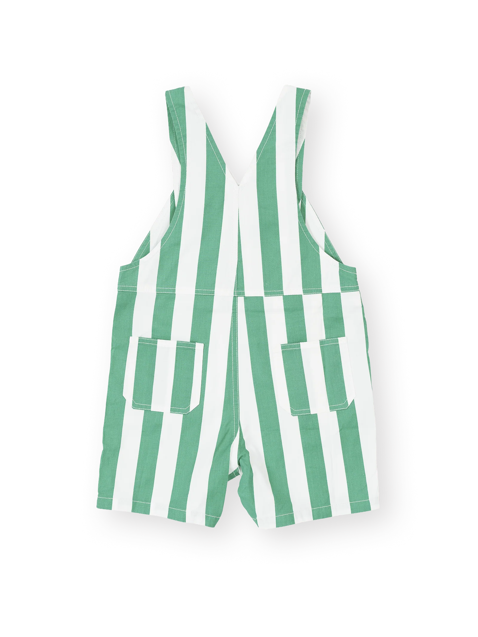 Goldie & Ace Happy Stripe Button Burton Overall