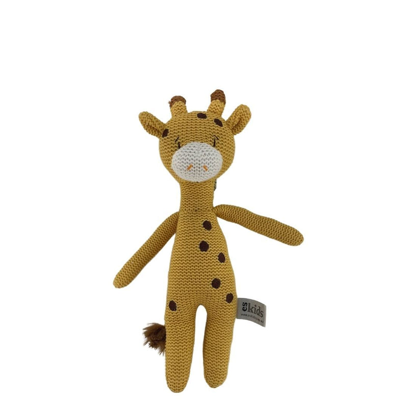 ES Kids Knitted Giraffe Rattle - 25cm