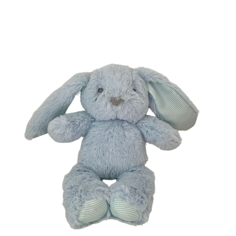 es kids Bunny Teddy light blue sitting 15cm