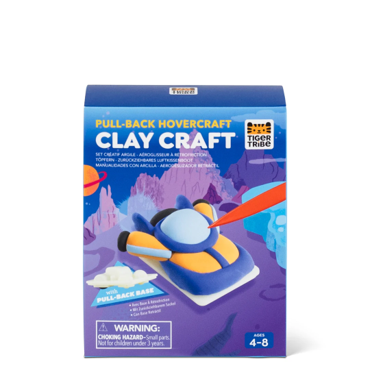 Tiger tribe Clay Craft - Pull back hovercraft