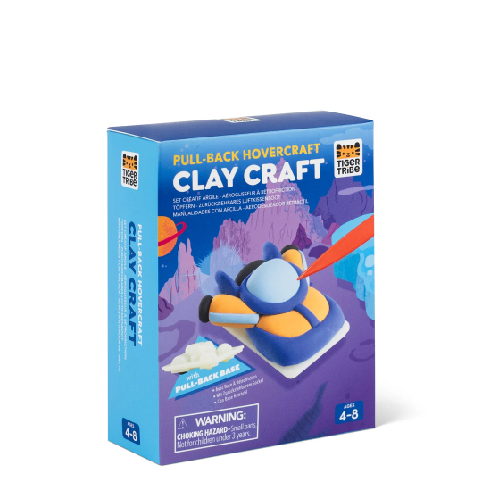 Tiger tribe Clay Craft - Pull back hovercraft