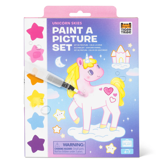 Tiger Tribe - Paint a picture set - Unicorn Skies
