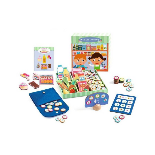 Djeco 105 Piece Mia & Leo little shop set