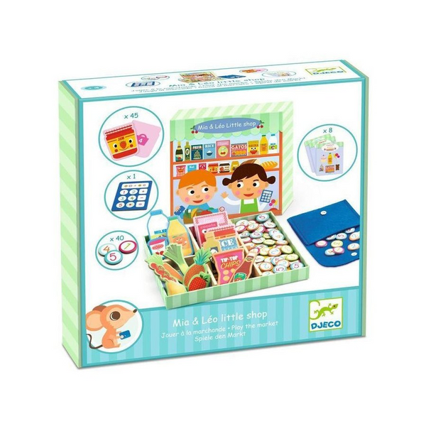 Djeco 105 Piece Mia & Leo little shop set