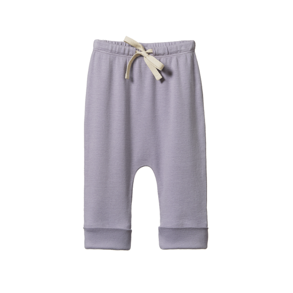 Nature Baby drawstring Pants in Periwinkle