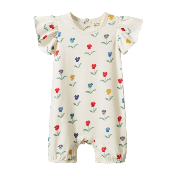 Nature Baby Tilly Suit Delphine Blooms Print