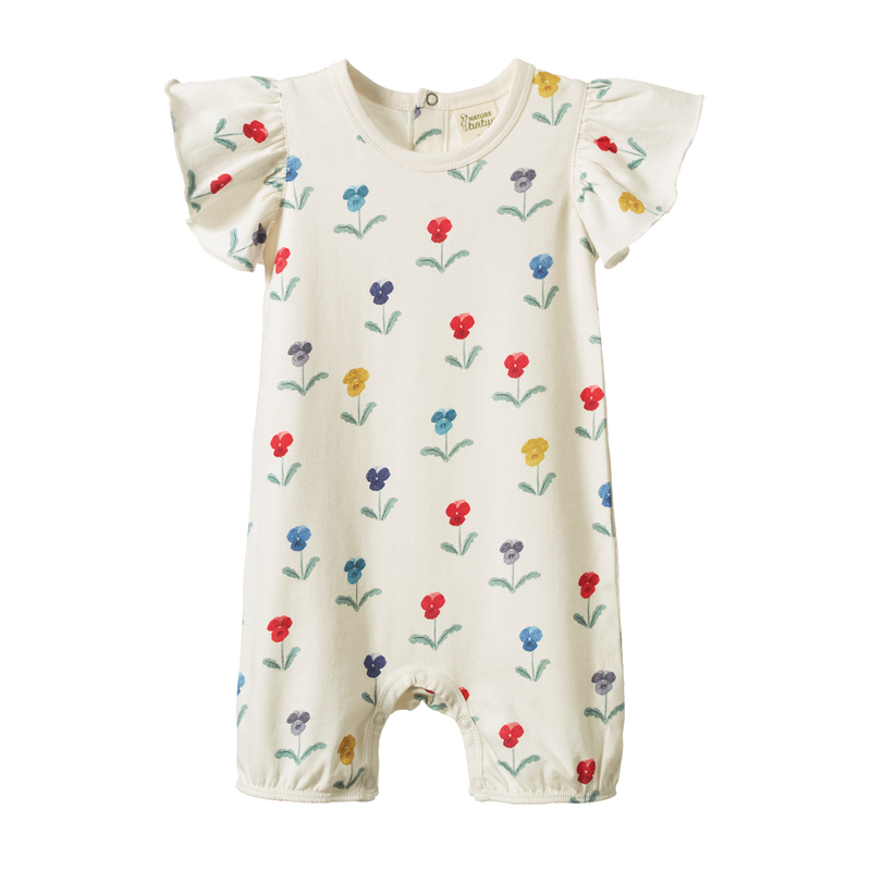 Nature Baby Tilly Suit Delphine Blooms Print