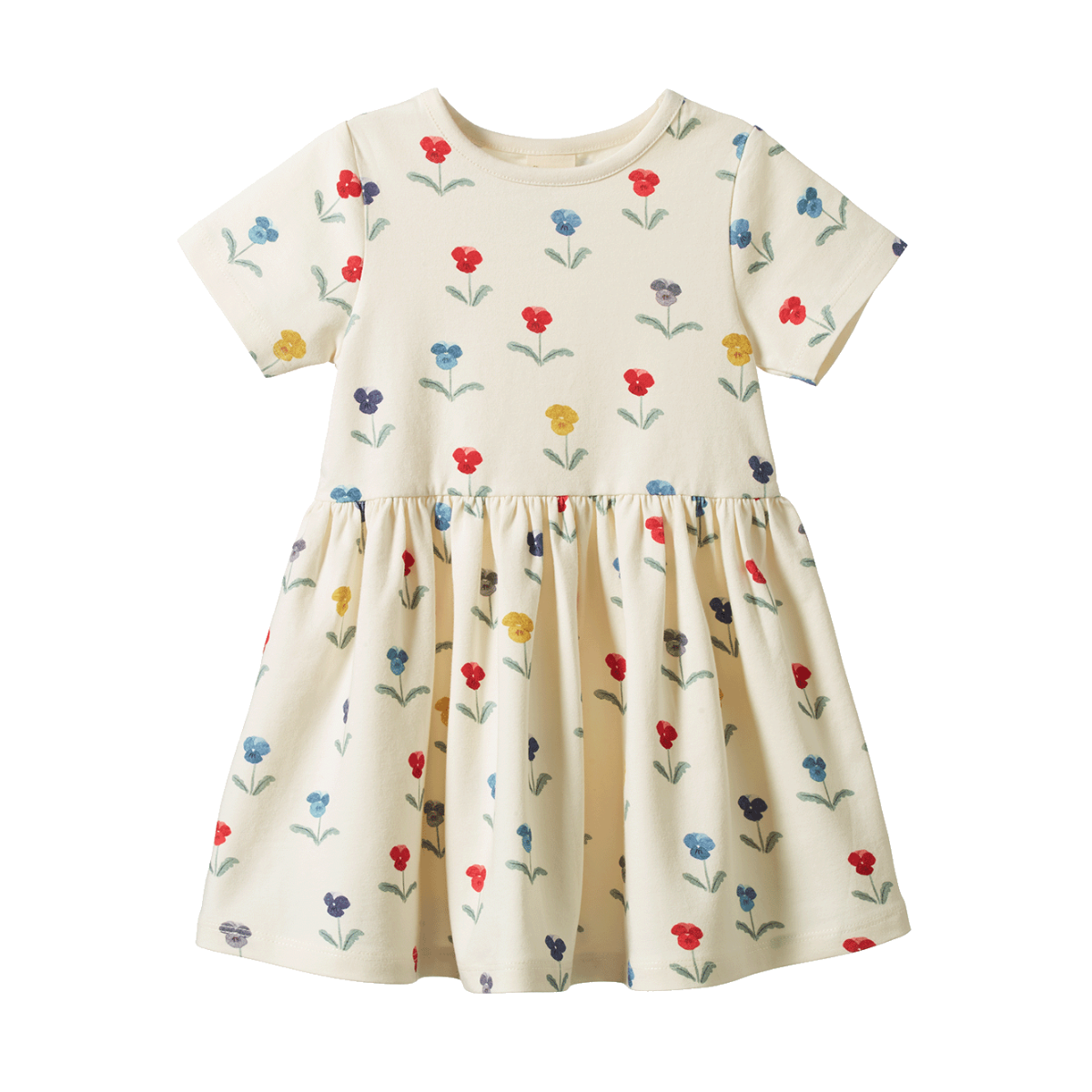 Nature Baby Saturday dress in Delphine Blooms print